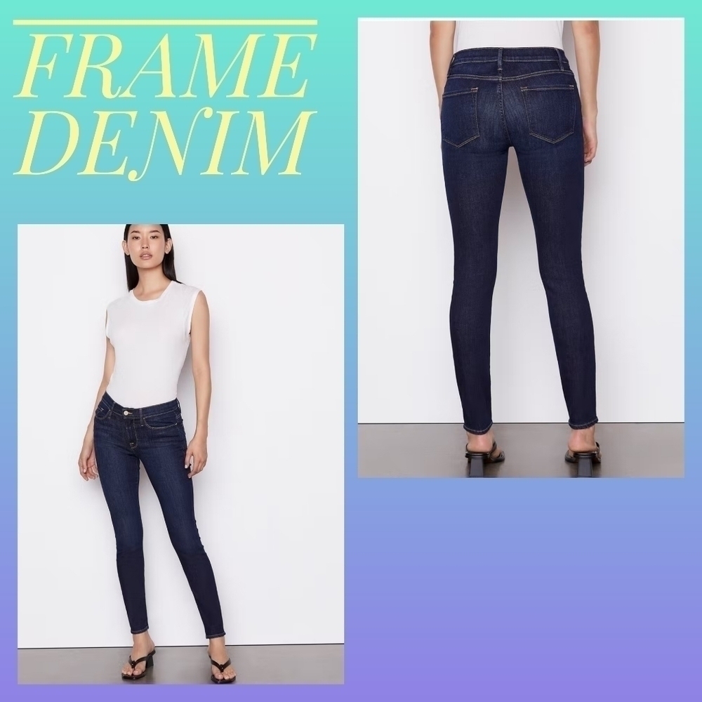 FRAME DENIM LE SKINNY DE JEANNE IN QUEENSWAY•27